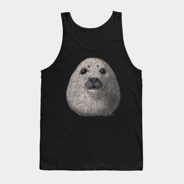 Baby Harp Seal Tank Top by Walking in Nature